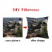 Personalised Cushion Cover Pillow Case Printed Photo Custom Made Print Cover Hot   273363508936